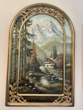 Ölgemälde „Blick auf den Watzmann“ von Waltraud Sieper-Schaub