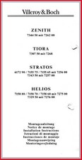 Villeroy & Boch - Montageanleitung für Handwaschbecken Zenith, Tiora - Original