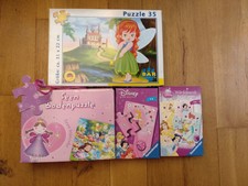 4 Puzzle Paket Kinder Mädchen Prinzessinnen