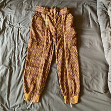 Adidas x Ivy Park Beyonce Monogramm Zipper Hose braun Medium M uk14 hb8432 BNWOT