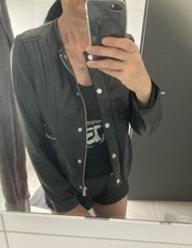 sexy Amisu lederjacke schwarz