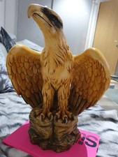 Seltenes Vintage Adlerkunst Skulptur Ornament signiert ein Gianelli 1970er