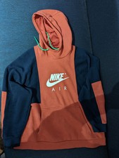 Nike Air Hoodie 2XL Weinrot/Dunkelblau Gebraucht 