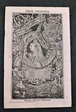 1897 Queen Victoria Jubilee Programm Sport lesen Cricket Club Ground rb5