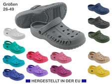 Clogs Herren Gartenschuhe Badeschuhe Pantoletten Hausschuh Freizeit Praxis 26-49