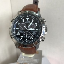 Citizen Herren Eco Drive Titan P.Sieb braun Lederarmband Uhr BL5250-02L