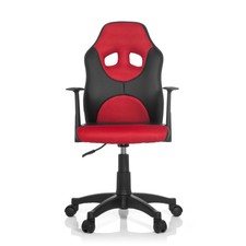 Kinderschreibtischstuhl / Kinderstuhl KID GAME AL schwarz rot hjh OFFICE