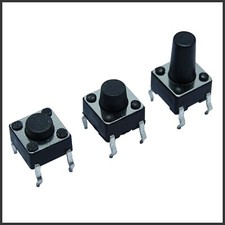 5x/10x/20x 6x6x4.3/6/10mm Mini Taster Drucktaster klein Mikroschalter Arduino