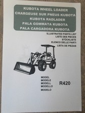 Kubota R420 Radlader Ersatzteilliste Teilekatalog