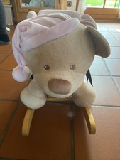 Plüsch Schaukelbär, rosa