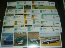 Jaguar   (GB)  1931-1991  - 24 Auto Sammelkarten - Top Selten !