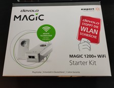 devolo Magic 1200+ WiFi Starter Kit Powerline Adapter Mesh WLAN Neuwertig