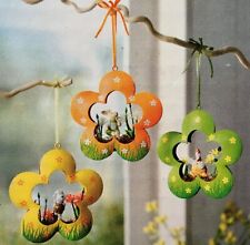 Osterdeko zum hängen 3 er Set  NEU mit Hase Huhn Schaf für Ostern