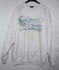 Les Gars de Banlieu Pullover Sweatshirt Pulli Größe L weiß Fitness