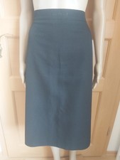 C.H.I.C.C. Damenrock schwarz knielang Knopf Reißverschluss Schlitz Gr. 38 40 M L