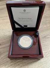 2022 Royal Mint, Queen Elizabeth Jubiläum Rarität, Proof Coin, Goldmünze, 1 OZ