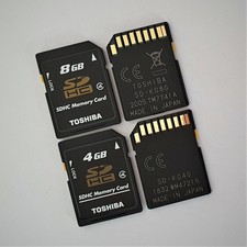 Toshiba SD Karte 4GB 8GB SD SDHC class 4 Speicherkarte Toshiba SD Karte NEU Bulk