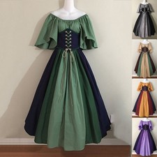 Damen-Kostüm Mittelalter Renaissance Gothic Halloween Hexe Cosplay Kostüm