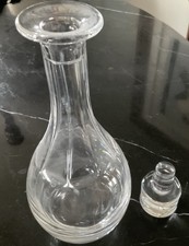 Kristallkaraffe schlicht 30cm hoch