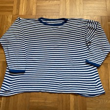 vintage Ringelpullover blau/weiß, Fasching, Karneval, Mottoparty Matrose
