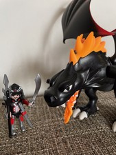 Playmobil 5482 Asia Ritter- Riesen-Kampfdrache mit Feuer-LEDs komplett 