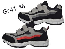 Turnschuhe Gr.41-46 Atmungsaktiv Mesh Sportschuhe Schuhe Sneaker Klett 2630xx