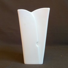 Thomas Vase eckig weiß Höhe 14 cm