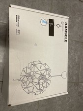 IKEA RAMSELE Hängeleuchte geometrisch,weiß,43cm Lampen Leuchten Hängelampe Deko