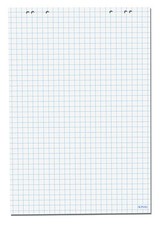 5 x Herlitz Flipchartblock kariert/blanko , Flipchartpapier Flipchartblöcke