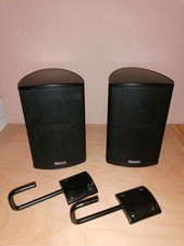 kleine MAGNAT " NEEDLE ALU SAT " Lautsprecher mit Wandhalterung