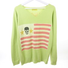 WITTY KNITTERS Pullover Knit Strickpullover Feinstrick Grün Gr. XS / S 