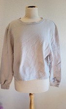 Zara Crop Pulli Pullover Gr. L 40 Bauchfrei Sweatshirt oversize Hoodie Hoody 