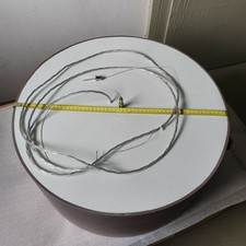 Hänge Leuchte Textil Pendel Lampe Lounge Wohnzimmer Beleuchtung Pendelleuchte 