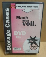 3x Hama Case CD DVD Blu ray Hülle Leerhüllen schwarz NEU OVP* so881