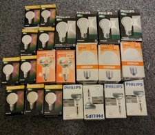 22 x Philips und Osram Glühbirne E27 + E14 Glühlampe 40 + 25 Watt Glühbirnen