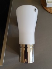 Wandleuchte Wandlampe Badezimmer bis 240 V Spiegel Bad Lampe Glas vernickelt 