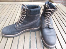 S.O.C. Boots Schuhe Herbst Winter warme Stiefeletten Gr. 43 schwarz gefüttert