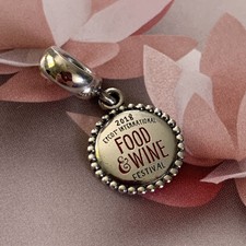 Original Disney Pandora Epcot 2018 exklusive Food & Wine Armband Charm Anhänger
