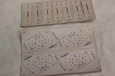 12 Blatt 4 x Eisen/8 Putting Auswirkungen Etiketten Check Auswirkungen Bereich verbesserte Strike