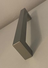 Möbelgriffe neu modern grau/silbern Küche Schrank Bohrmaß 160mm (15x15mm quer)