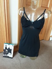 Damen Dessous 36D 50 Grautöne schwarz Slip sexy Strümpfe