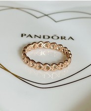  PANDORA Roségold * LINKED LOVE * ? Ring Größe 50  KOSTENLOS ?
