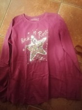 Sweatshirt Für Mädchen Gr 140 Von Freedo Pink Mit Applikationen Wie Neu