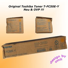 Original Toshiba Toner T-FC50E-Y 6AJ00000111/gelb e-Studio 2555C/5055C Neu&OVP_1