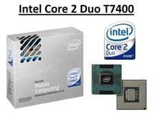 Intel Core 2 Duo t7400 sl9se Dual Core Prozessor 2.167 GHz, Socket M, 34w CPU