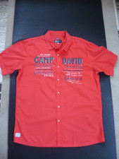 Camp David -Blue-regular fit-Kurzarmhemd/Herrenhemd Gr.XL