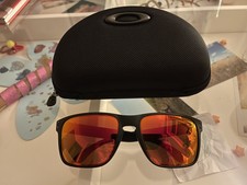 Oakley HOLBROOK XL Black Schwarz Prizm Ruby Herren Sonnenbrillen