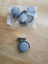 Möbelrollen  Set 50mm hoch Kastenrollen Bettkasten  klein