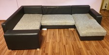 Sofa mit Schlaffunktion und Bettkasten L-Form/U-Form