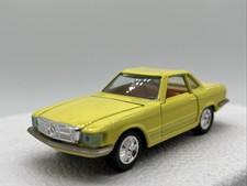 Joal Automodell Mercedes - Benz 350-SL gelb  No. 124 M 1:43